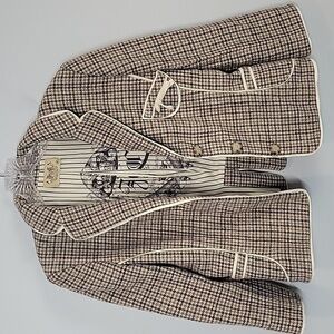 Vintage Y2K Juicy Couture Plaid Blazer size medium